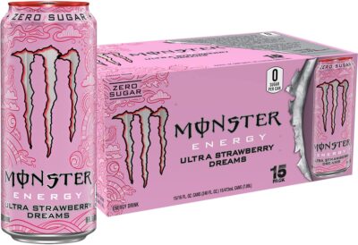 Monster Energy Ultra Strawberry Dreams Zero Sugar 15 Pack Drink
