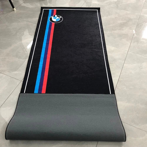 220*80 Workshop Carpet Showroom Garage Floor Mat For BMW M sports Anti-ship - Foto 2 di 8