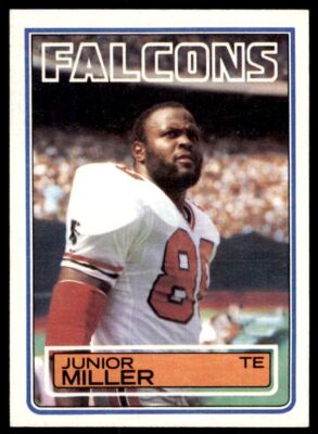 1983 TOPPS JUNIOR MILLER ATLANTA FALCONS #23