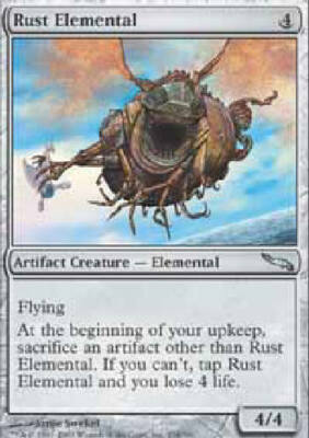 RUST ELEMENTAL Mirrodin MTG Magic the Gathering Cards DJMagic