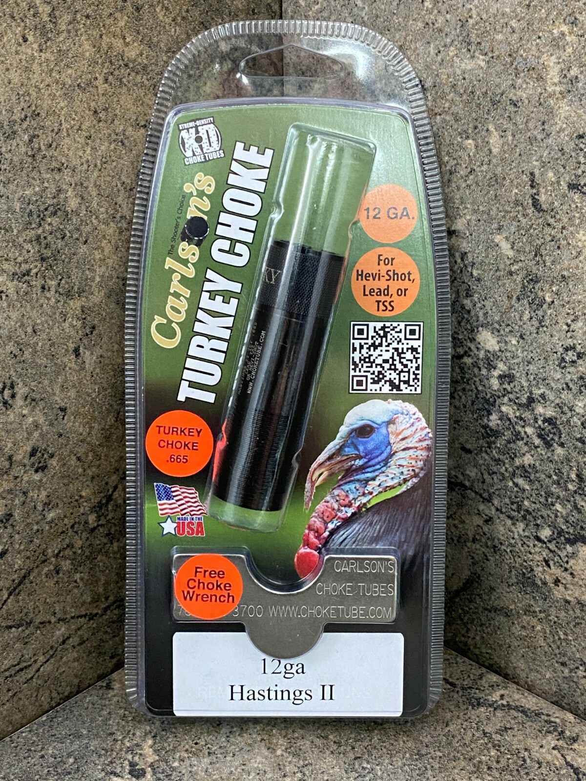 Carlson's Extended Turkey Choke Tube for Hastings II 12ga Turkey .665