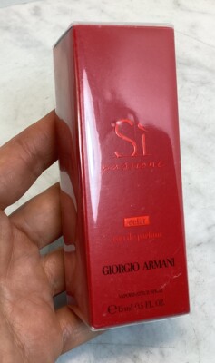 GIORGIO ARMANI Si Passione Eclat Eau De Parfum 0.5 Oz 15ml New Sealed 