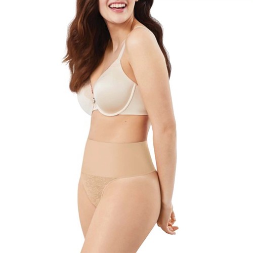 Perizoma MaidenForm Self Expression Tame Your Tummy beige grande - Foto 6 di 7