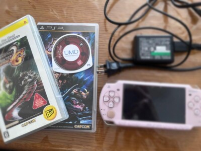 [Excellet+5] Sony PlayStation Portable PSP-2000 Rose Pink Konsole Japan Set