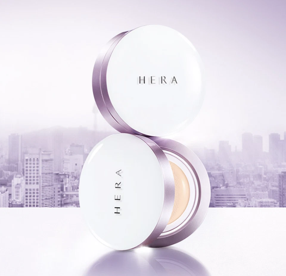 [Hera] UV Mist Cushion Cover C21 Vanilla / 15g+Refill 15g / Amore Korea-Beauty - Image 3 of 4