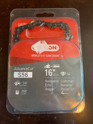 CHAINSAW CHAIN 16" 3/8" low profile .05" gauge Oregon S56 AdvanceCut | eBay