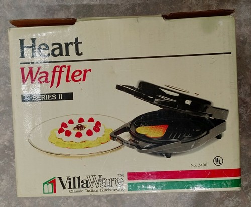villaware heart waffle