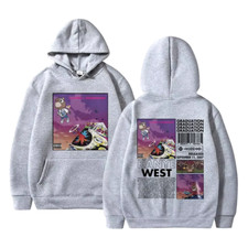 Rapper Kanye West Graduation Printed Hoodie Male Cool Streetwear Unisex Hip Hop