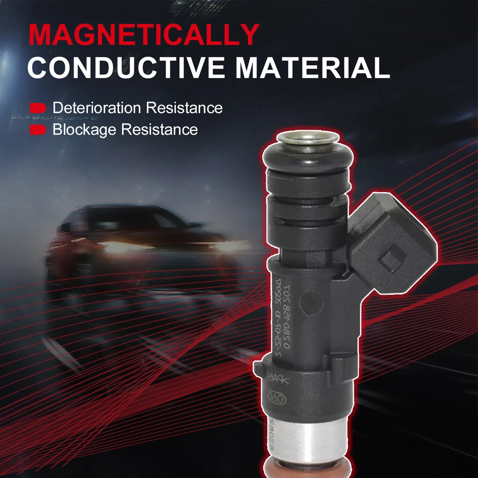 4Pcs Fuel Injector 0280158207 For Ford Focus Fiesta B-max C-max - Image 4 of 4