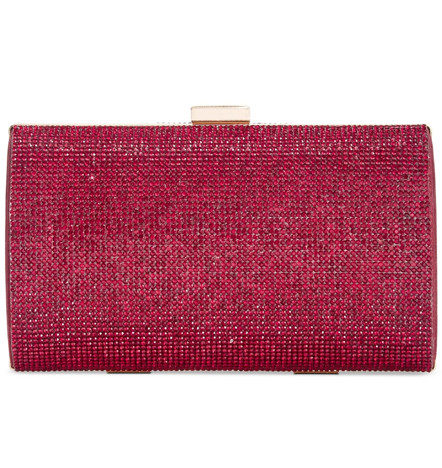 Bolso sin asas INC L21701 para mujer rojo rubí Ranndi brillante