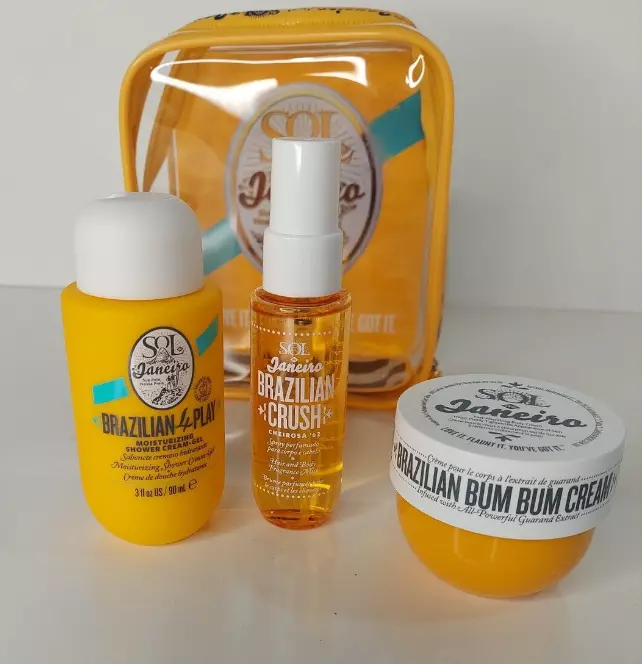 Sol de Janeiro Brazilian Bum Bum Jet Set Summer 3 pc Cream Shower Gel Body  Mist 810912030534