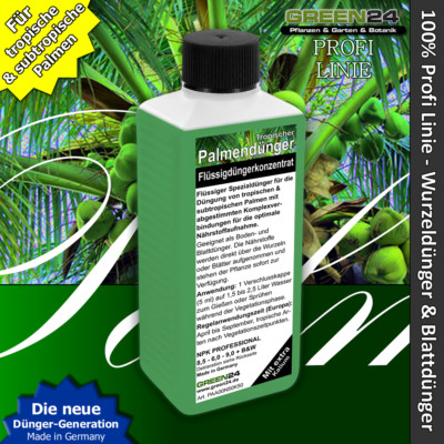 Palmendnger Profi NPK Dnger flssig fr Palmen Wurzeldnger + Blattdnger  | eBay.de