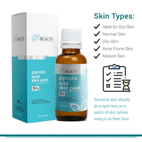 GLYCOLIC ACID BUFFERED Skin Face Chemical Peel - 35% 50% 70% Acne Wrinkles Pores - Picture 8 of 17