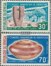 senegal 367-368 MNH 1967 Congress before and Prehistory