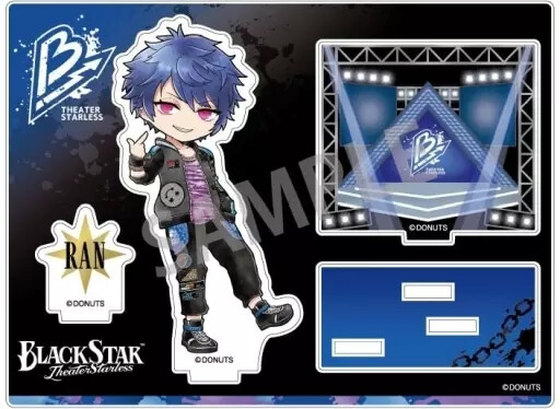 Acrylic Stand Panel Indigo Black Star -Theater Starless-