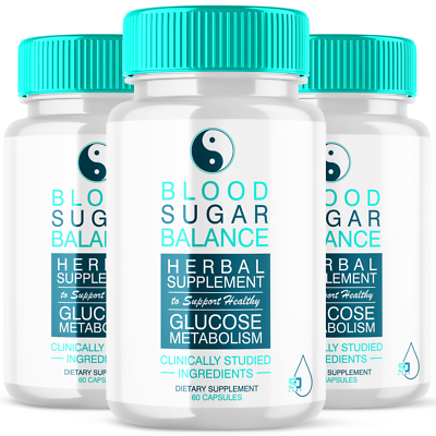 #ad Blood Sugar Balance Herbal Supplement Support Pills 180 Capsules 3 Pack $38.95