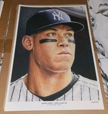 AARON JUDGE 2018 Topps Living Set Fine Art Print 10×14 by Mayumi Seto 64/99