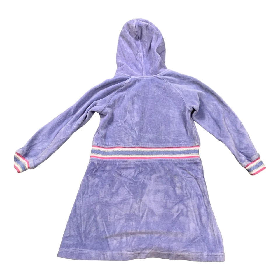 Vestido Skechers 4T roxo infantil criança sob meu feitiço canguru bolso com capuz - Imagem 2 de 4