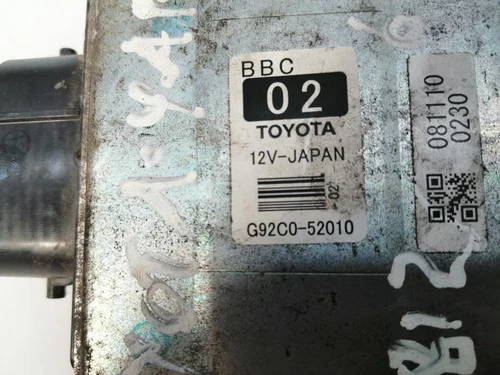 G92C052010 Modulo Elettronico per TOYOTA YARIS (KSP9/SCP9/NLP9) Live 2009 944227 - Foto 4 di 10