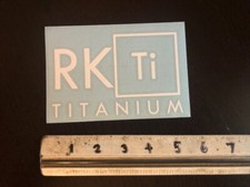 Rk Titatium Ti Sticker Decal Racing Control Arms Fits Bmw