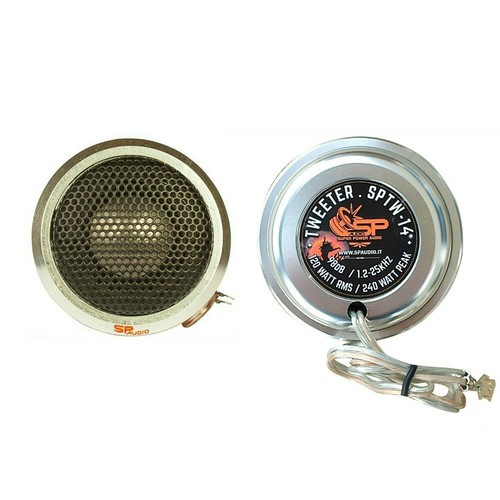 2 SP AUDIO SP TW-14 tweeter 5,50 cm ridotta profondità di montaggio 1 cm auto - Foto 4 di 11