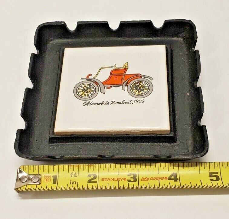 Vintage Ashtray Oldsmobile Runabout 1903 Car Collectible