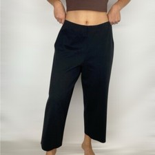 EILEEN FISHER Organic Cotton Slim Ankle Pant Tapered Stretchy Minimalist Casual