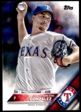 2016 Topps #597 Chi Chi Gonzalez Texas Rangers