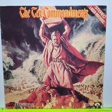 The Ten Commandments Laserdisc Video Laser Disc Home Movie Biblical