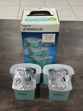 Lot of 2 NORELCO JC303/52 SmartClean Cleaning Cartridges SEE DETAILS (H1)