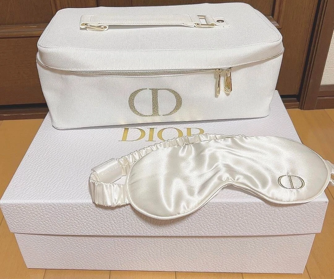 Étui en coton Christian Dior Vanity Poch Eye Musk Scrunchie nouveauté limitée