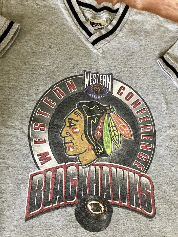 NIÑOS TALLA 10-12 SHORT SL. Camiseta Chicago Blackhawks Conferencia Oeste Foto 2 de 3