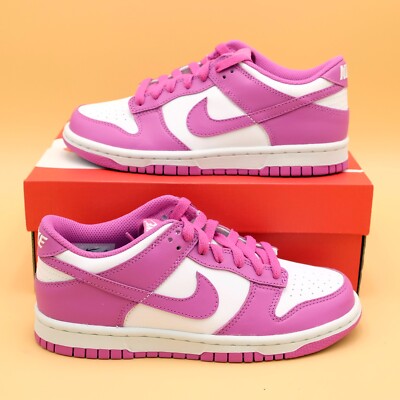 Nike Dunk Low Active Fuchsia GS Size 3.5Y/5W FJ0704-100   Fast Shipping