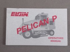 1996 Elgin Pelican 3 Wheel Mechanical Broom Sweeper Operators Manual 0701450
