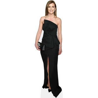 Jane Danson (schwarzes Kleid) lebensgroßer Ausschnitt