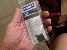 Weaver 12 / 48012 Gloss Top Mount Scope Base USA Made New Old Stock FREE USA SHI