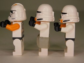 LEGO Star Wars Utapau Clone Trooper Lot of 3 w/ Waist Capes! + Extras - 75036!