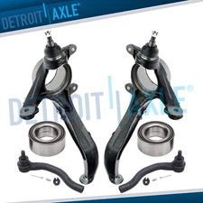 Front Knuckles Wheel Bearing Outer Tie Rods for 2009-2012 Acura TSX Honda Accord