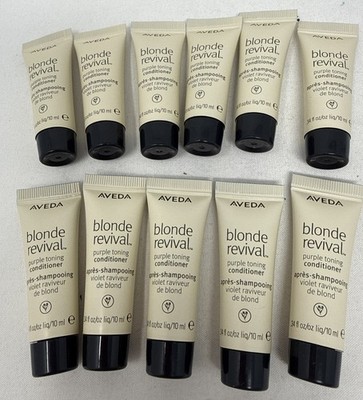 11X Aveda Blonde Revival Purple Toning Conditioner 0.34 Oz/10ml  CJ#103