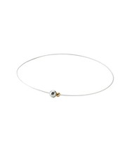 phiten RAKUWA Necklace Wire EXTREME Mirror Ball Twin Silver Gold 40cm