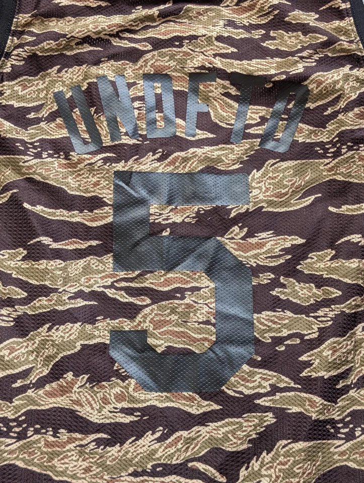 Непобедимая майка мужская большая камуфляжная сетка спортивная баскетбольная уличная одежда - Изображение 4 из 4