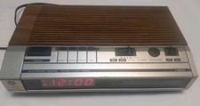 General Electric GE Digital Alarm Clock Radio Model 7-4634B Vintage Retro TESTED