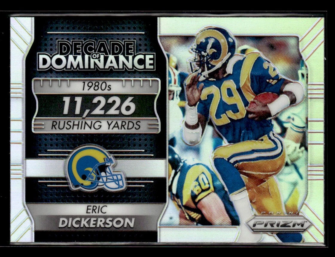 Eric Dickerson 2016 Panini Prizm #6 Decade of Dominance Los Angeles Rams