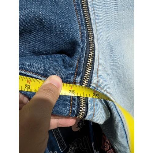 REVICE Denim High Waist Yin Yang Denim Jeans Tokyo Wash Two Tone Women's Size 26 - Picture 5 of 14