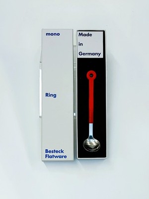 Mono Ring Probierlöffel rot einzeln   Design Highlight   Made in Germany