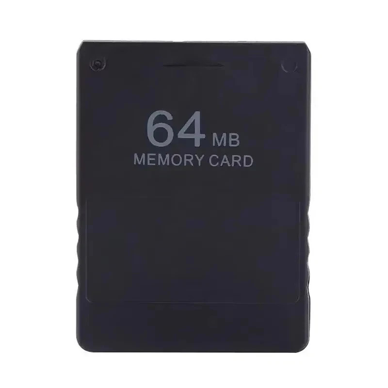 Carte mémoire 64MB pour PS2 avec puce flash haute vitesse pour sauvegardes fluides