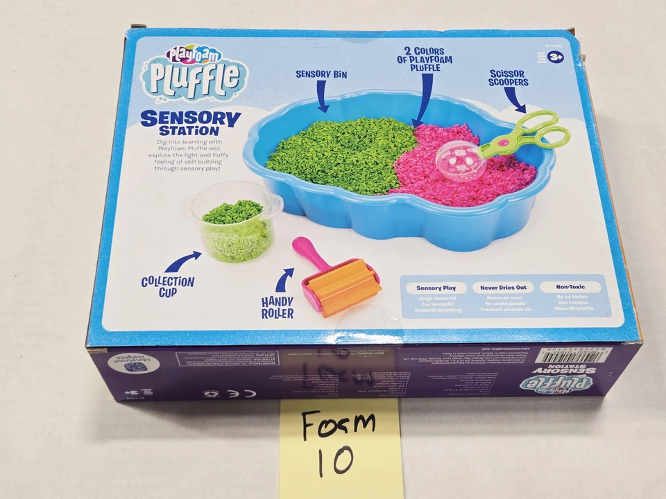 Juego de estación sensorial Playfoam Pluffle herramientas de motor fino juguete STEM Pre-K niños aprendizaje Foto 3 de 4