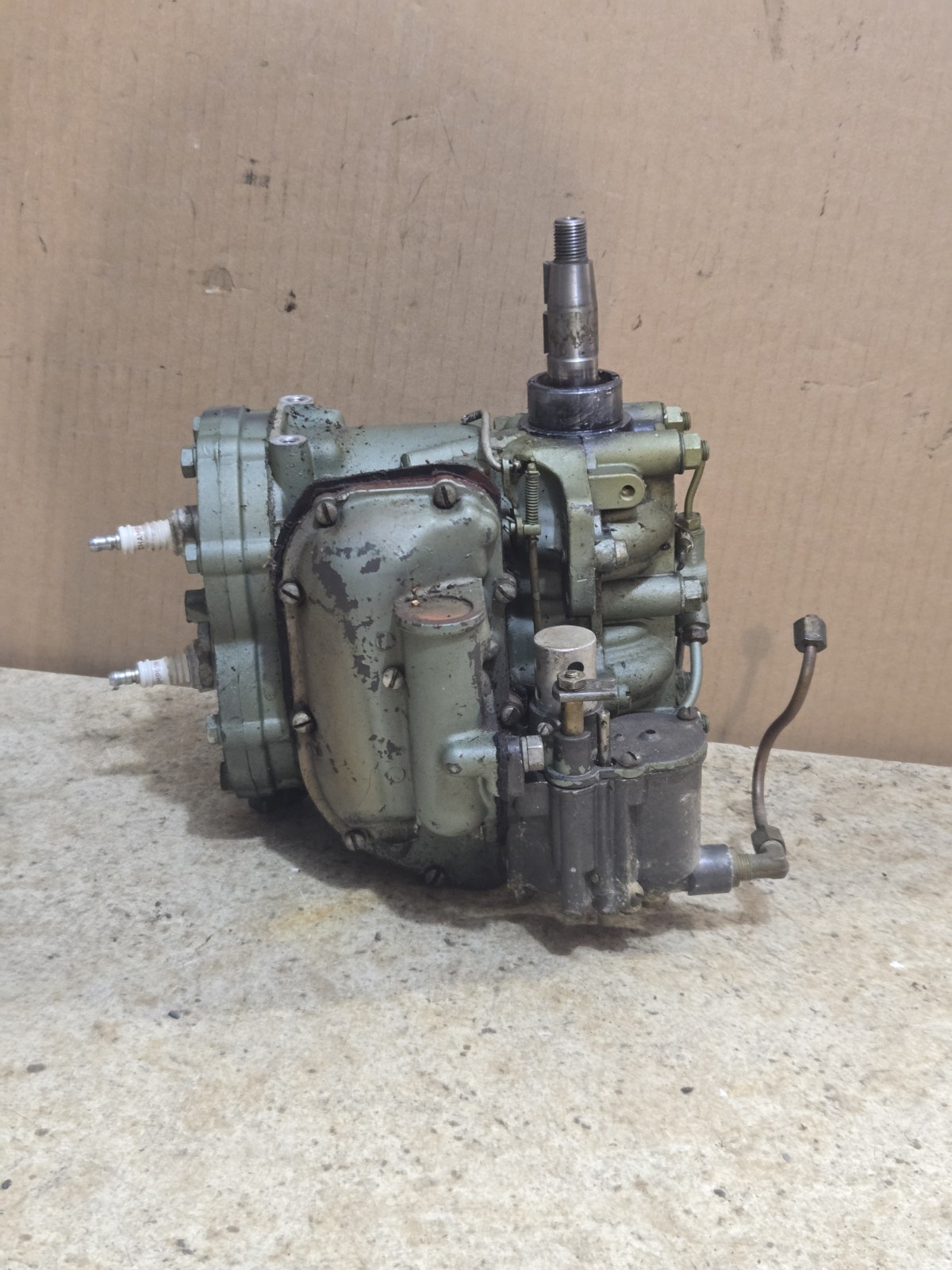 Vintage 1949 Johnson Seahorse TD-20 5HP Outboard Boat Motor Power head Assembly 