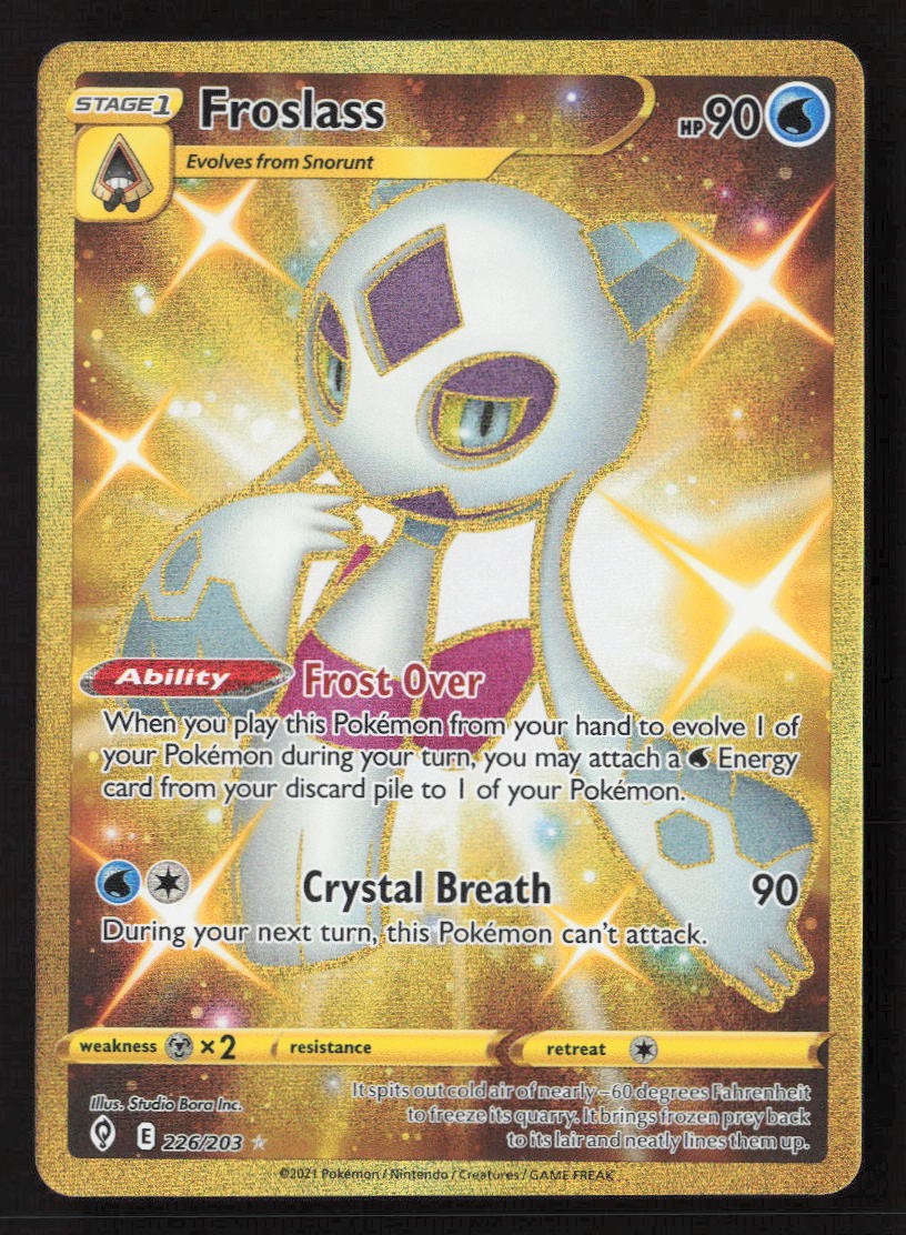 Froslass (Secret) Secret Rare SWSH07: Evolving Skies 226/203 NM