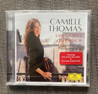 Camille Thomas: Camille Saint-Saëns Jacques Offenbach CD NEW SEALED Barcarolle